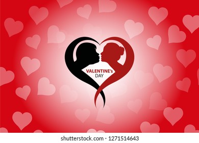 Valentines day background, vector, illustration, eps file