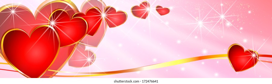 valentine's day background, vector illustration