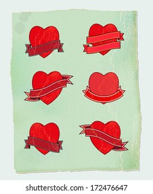 valentine's day background, vector illustration