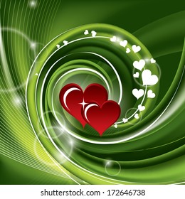 Valentine's Day Background. Vector Illustration.