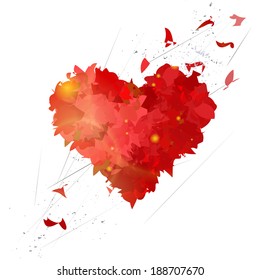 Valentine`s day background. Vector illustration