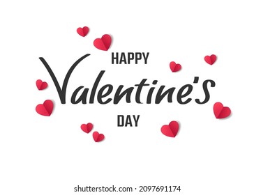 valentine's day background, vector illustration