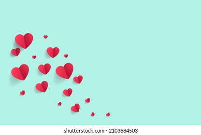 valentine's day background, vector illustration