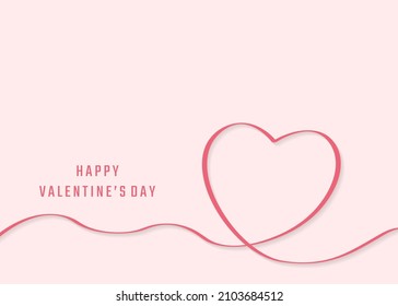valentine's day background, vector illustration