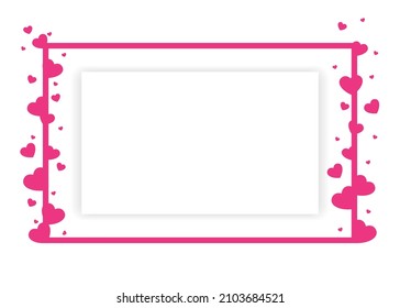 valentine's day background, vector illustration