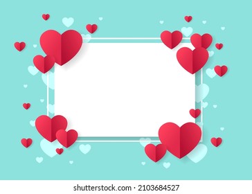 valentine's day background, vector illustration