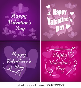 Valentines Day Background - Vector Illustration, Graphic Design, Editable For Your Design. Valentines Day