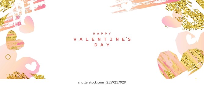 Valentine's day background. Vector illustration for greeting cards, backgrounds, posters.