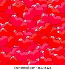 Valentines Day Background. Vector Illustration.