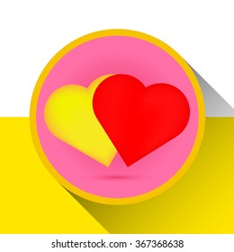 Valentine`s day background. Vector illustration