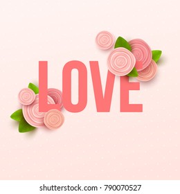 Valentine`s day background. Vector illustration.
