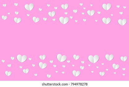 Valentine's day background. Vector illustration.