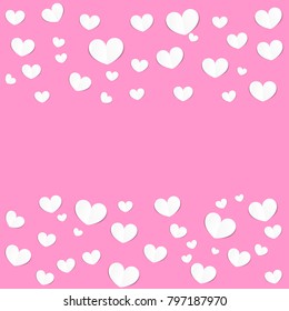 Valentine's day background. Vector illustration.