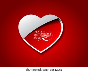 valentine's day background, vector illustration.