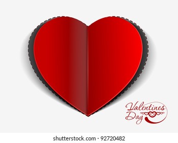 valentine's day background, vector illustration.