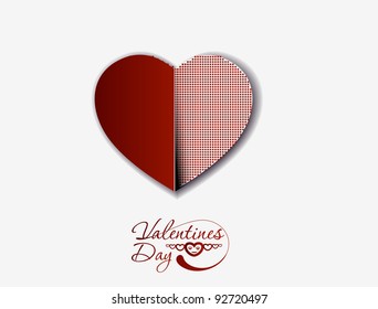 valentine's day background, vector illustration.