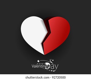 valentine's day background, vector illustration.