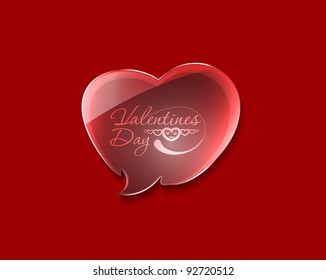 valentine's day background, vector illustration.