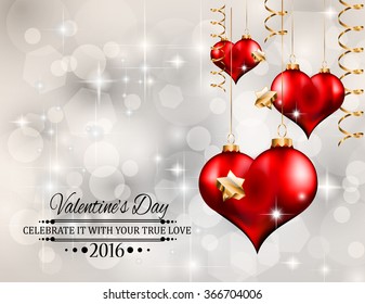 Valentine's Day Background for your love themed invitations, flyers, banners and couple events.