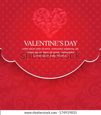 valentines day background/card