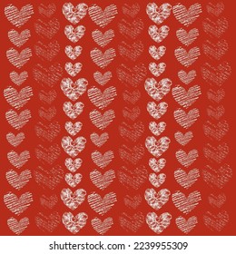 Valentine's Day backgrounds, colored hearts