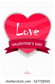 Valentine`s day backgrounds. Vector illustration.