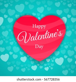 Valentine`s day backgrounds. Vector illustration.