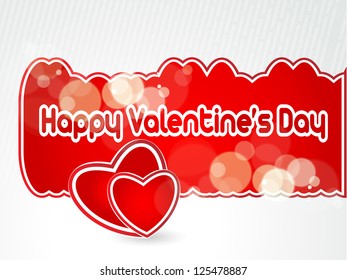 valentine's day background,Valentine's Day type text,  Valentine's headline with heart