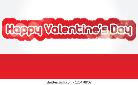 valentine's day background,Valentine's Day type text,  Valentine's headline with heart