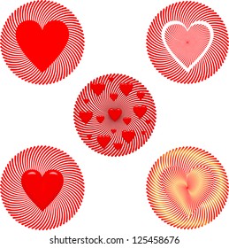 Valentine's Day badge