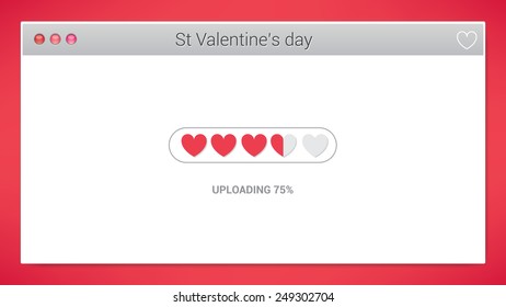 Valentine's day banner