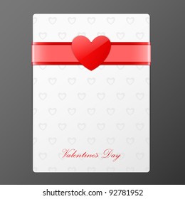 Valentines day banner