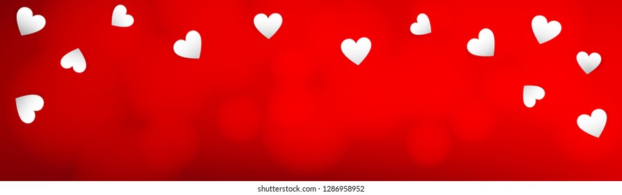 Valentine's Day Banner Design, Vector Illustration.