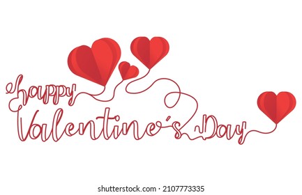valentine's day banner, graphic editable vector design. empty text field. shopping and valentine's day background.
