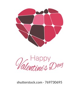 valentines day banner layout design