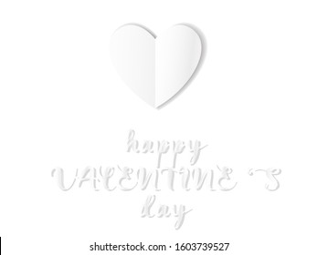 Valentine's Day banner, poster, flyer with hanging  hearts. Vector illustration for Happy Women's, Mother's, Valentine's Day, wedding or love greeting card design.