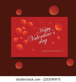 valentines day banner. valentine card design