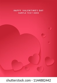 valentines day banner vector design