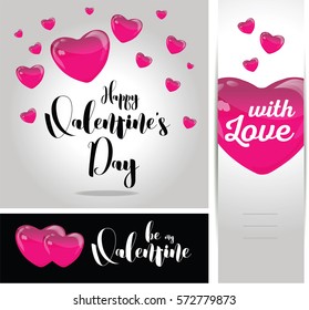 Valentines day banners.
