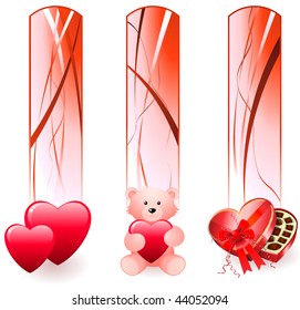 Valentine's Day Banners Original Vector Illustration