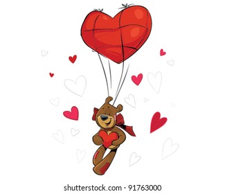 Valentines day bear
