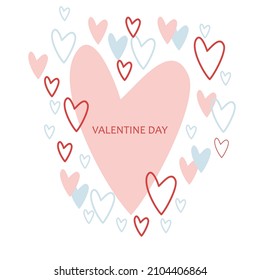 Valentines day. Beautiful hearts for loved ones.
Can be used in their designs