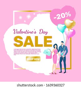 Valentine's day  big sale flyer