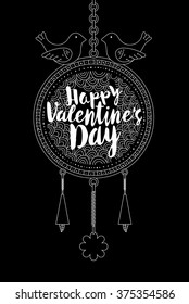 Valentines day. Birds