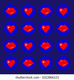 Valentines day, blue
