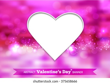 Valentines Day  blurred background 