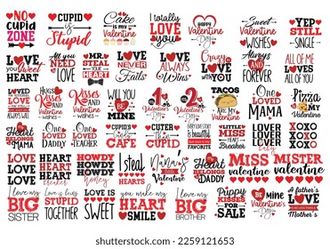 Valentine's Day Bundle 50 Designs 