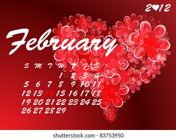 Valentine's Day calendar