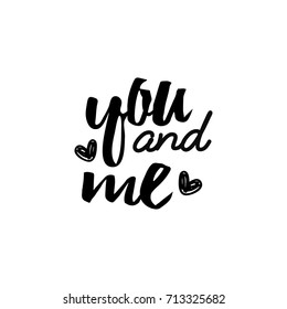 Valentine's Day calligraphy.