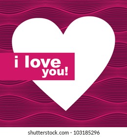 Valentines day card.